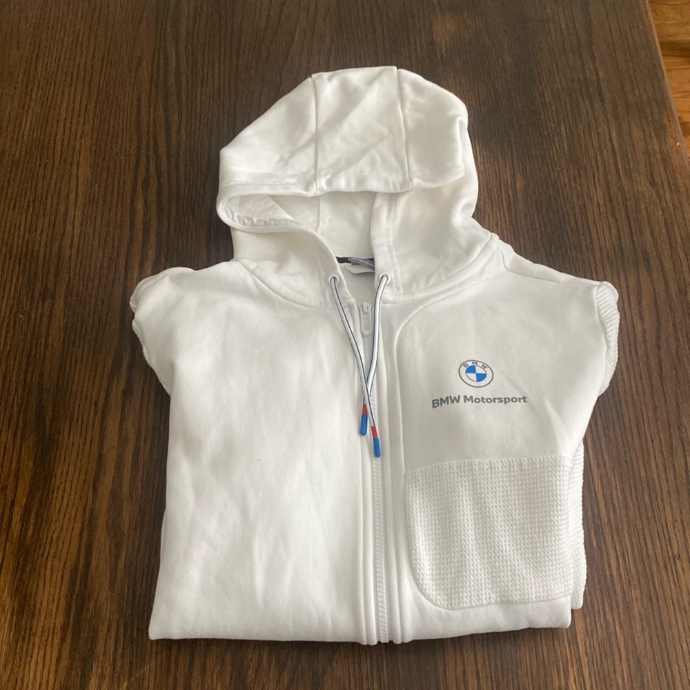 Puma BMW Motorsport jersey hooded zip-up jacket